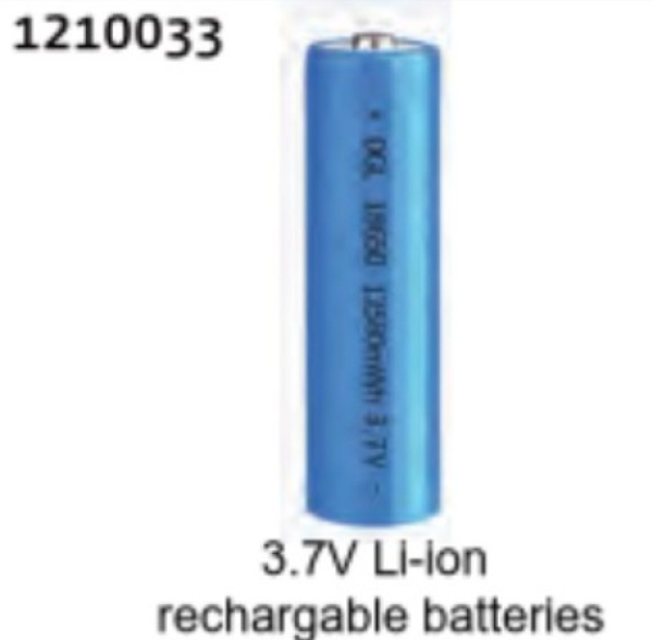 1210033 Li-IO 3,7/1500 18650/KK Einzelzelle
