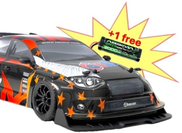 12230 1:10 EP On-road "Aero-X" brushed 4WD RTR + NiMH 2000mAh