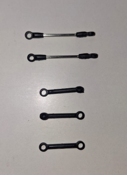 057-25356-06 UH-1 miniBL Anlenkstangen 2 + 3 Stück