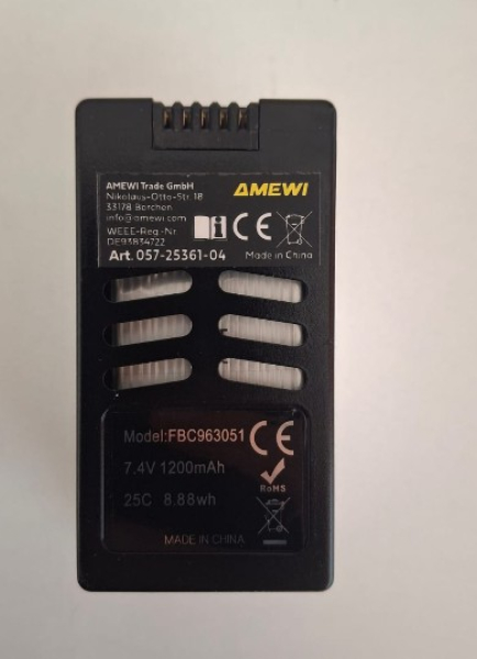 057-25361-04 Lipo 7,4/1200 AMX AIRWOLF special