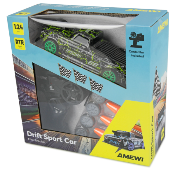 21129 Drift Sport Car Mini-Breaker 4WD 1:24 RTR grün