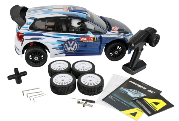21143 Hyper Go VW Polo WRC Rallye brushless 4WD 1:7 ARTR