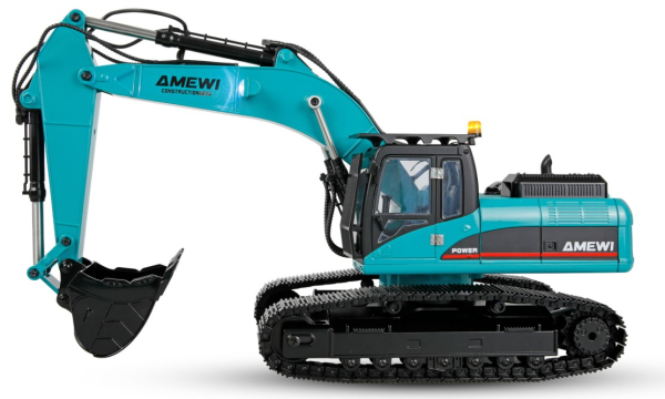 22748 G705E Bagger Metall 1:14 RTR petrol