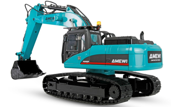 22748 G705E Bagger Metall 1:14 RTR petrol