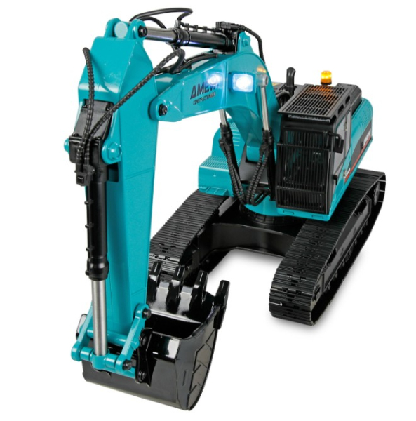 22748 G705E Bagger Metall 1:14 RTR petrol