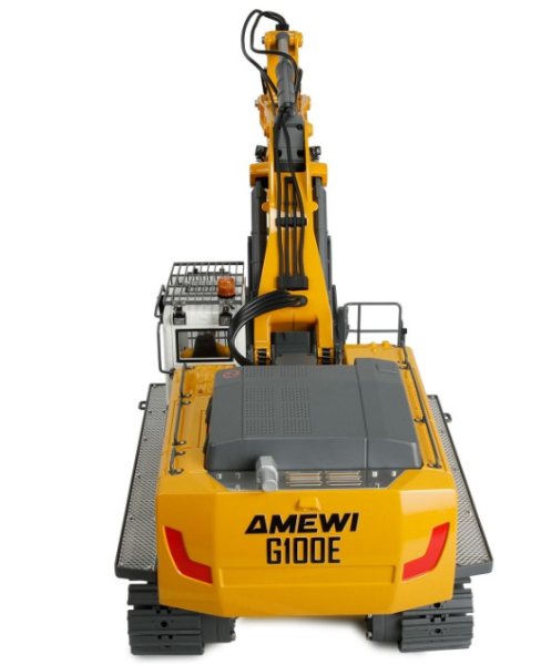 22749 RC-Bagger G100E 1:19 Vollmetall gelb
