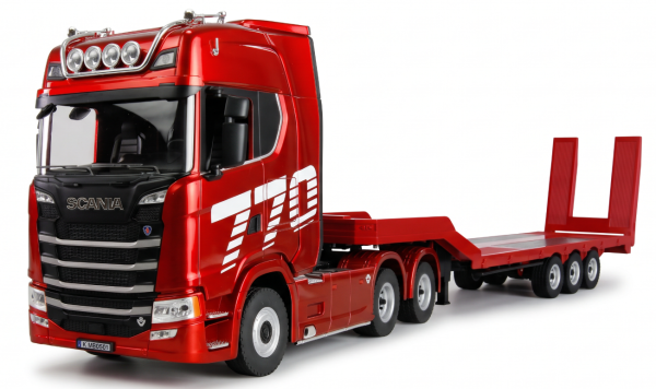22775 Scania 770 S Zugmaschine + Tieflader-Sattelauflieger