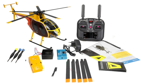 25377 MD500 Pro GPS Helikopter Hawaii 9-Kanal 3D/6G RTF