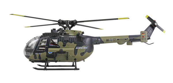 25378 Bo105 Helikopter Bundeswehr brushless 6-Kanal 3D/6G RTF