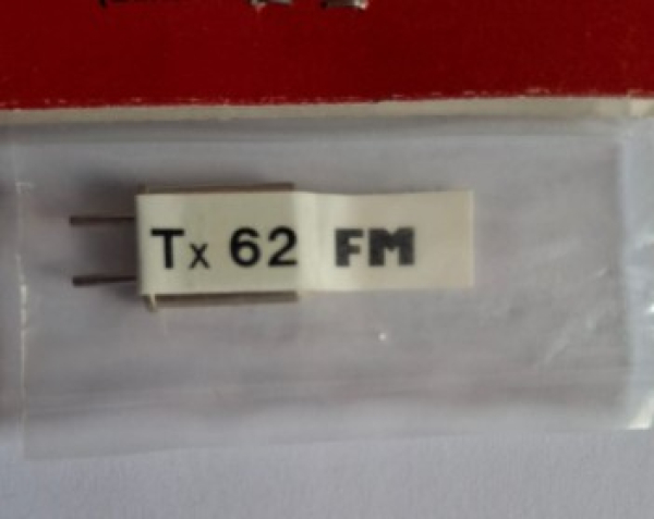 F103062 Sender-Quarz 35 MHz Kanal 62
