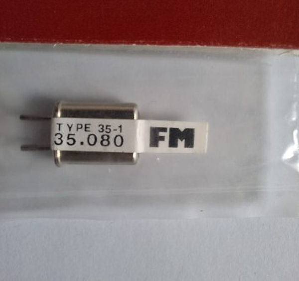 F103068 Sender-Quarz 35 MHz Kanal 68  35.150 MHz Kanal 75 Type 35-1