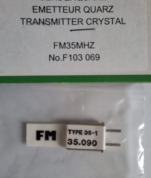 F103069 Sender-Quarz 35 MHz Kanal 69
