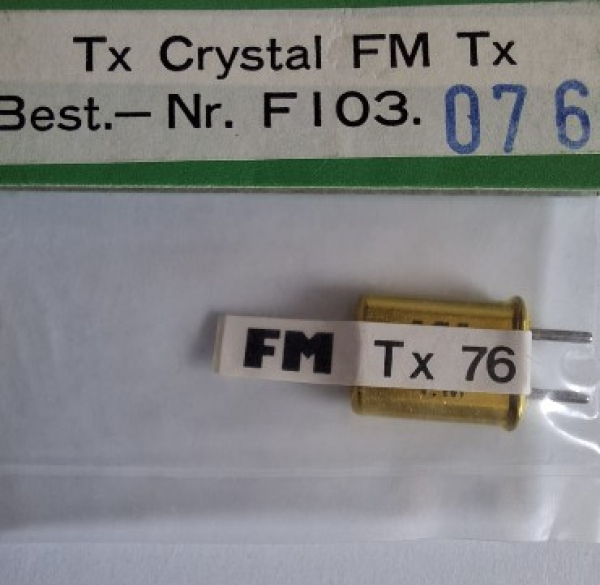 F103076 Sender-Quarz 35 MHz Kanal 76