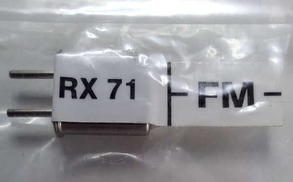 F104071 Empfänger-Quarz FM 35 MHz Kanal 71