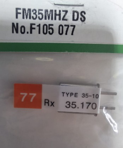 F105077 Empfänger-Quarz FM-DS 35 MHz Kanal 77