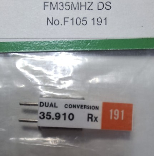 F105191 Empfänger-Quarz FM-DS 35 MHz Kanal 191