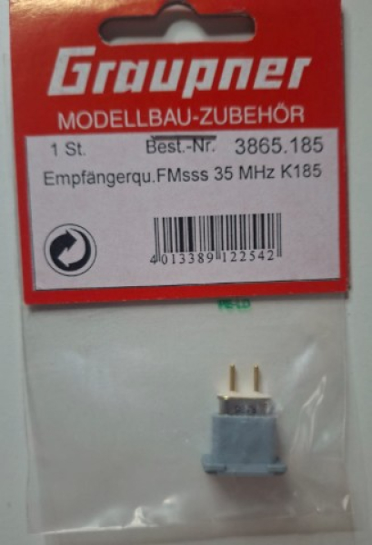 3865.185 Graupner Senderquarz | 35Mhz | K185