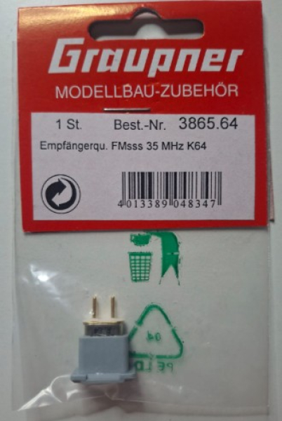 3865.64 Graupner Senderquarz | 35Mhz | K64