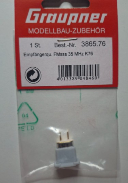 FMsss Empfängerquarz - 35Mhz - K76