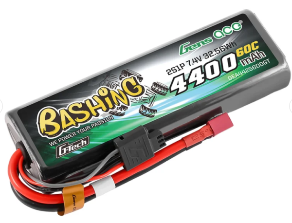 GEA442S60DGT Lipo/Car 7,4/4400 Bashing -60C HC/rund