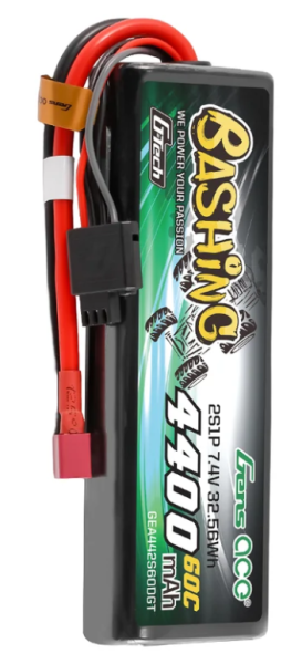 GEA442S60DGT Lipo/Car 7,4/4400 Bashing -60C HC/rund