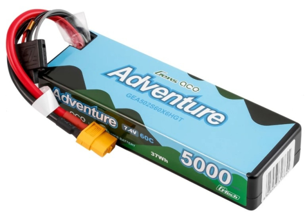 GEA502S60X6HGT Lipo/Car 7,4/5000 Adventure -60C XT60/XH