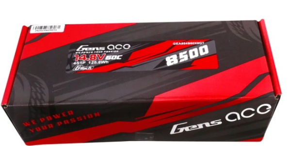 GEA854S60X9GT Lipo/Car 14,8/8500 Gens60C GT! XT-90/XH