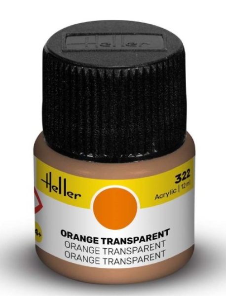 Acrylfarbe Heller 322 transparent-orange 12ml