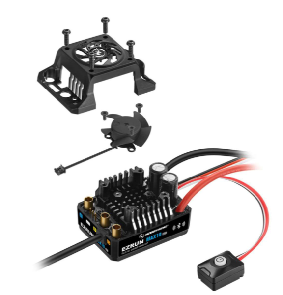 HW30102500 BL-Regler/CAR MAX10 G2S 140 Amp, 2-4s LiPo