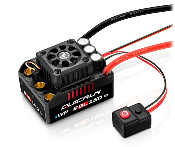 30109003 Hobbywing QuicRun WP8BL150 G2 Brushless Regler 150A 3-6s für 1:8