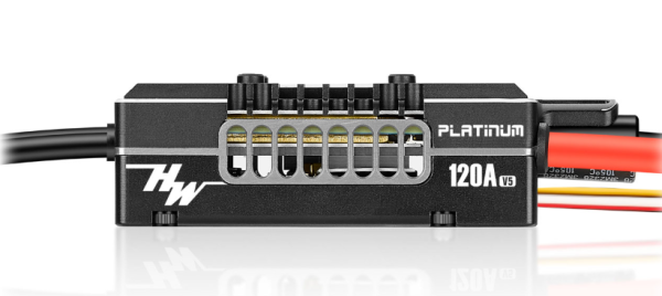 HW30203402 Hobbywing Platinum Pro 120A Regler V5 3-8s, 10 A BEC