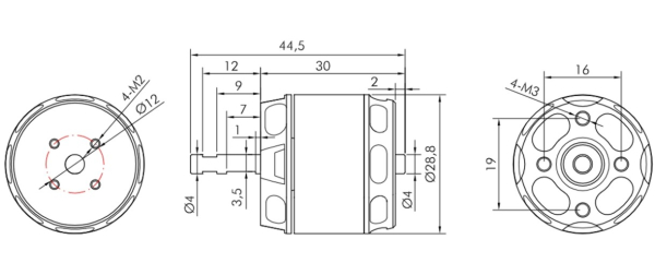 KAV30.2011 BL-Motor Kavan Pro2830-1199 3-4S 8-10"