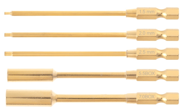 KAV66.780 Bitsatz Innensechskant- + Steckschlüssel Kavan 5tlg.