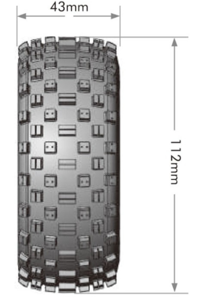 LOUT3229SB Reifen/F. 1:10/LouHEX SC-Rock sBlock