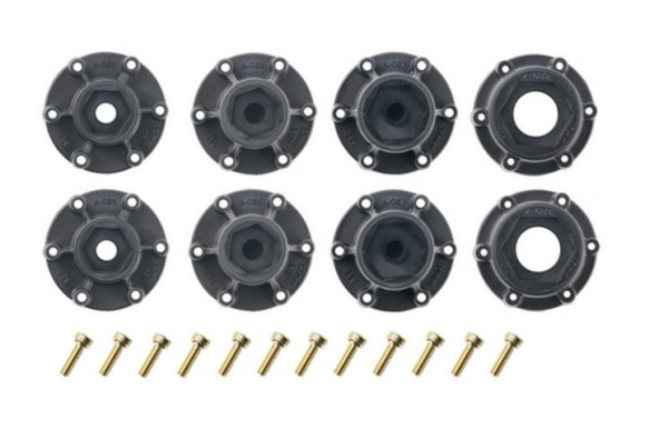 MT-ROCKET MFT 1/10 soft auf 2.8 Felge schwarz (2) LOUISE Wechseladapter 0 & 1/2 Offset Hex 12mm,14,17mm