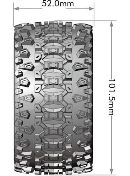 LOUT3388SM Reifen/F. LOU/Mini-HEX12-17 ST-UPHILL