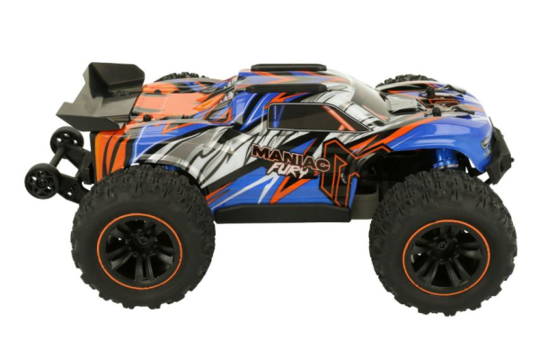 MA10004 MANIAC Hyper GO Fury Brushed Truggy 1/16 blau/orange