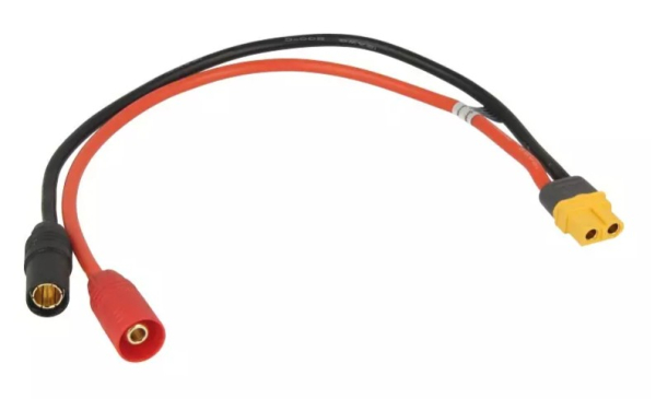 MT1472 Ladeadapter AS150 Silikon/XT60(B) 30cm