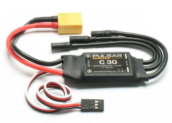 15947 BL-Regler Pulsar C-30 XT60 BEC5+6V 2-4S