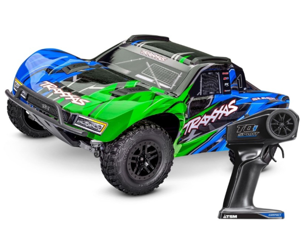 TRX68454-4-GRN Slash 1/10 4x4 Short-Course grün RTR VX3 Brushless