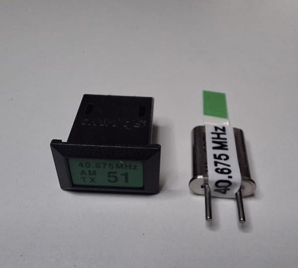 13831 Quarzpaar Kanal 51AM 40MHz SANWA