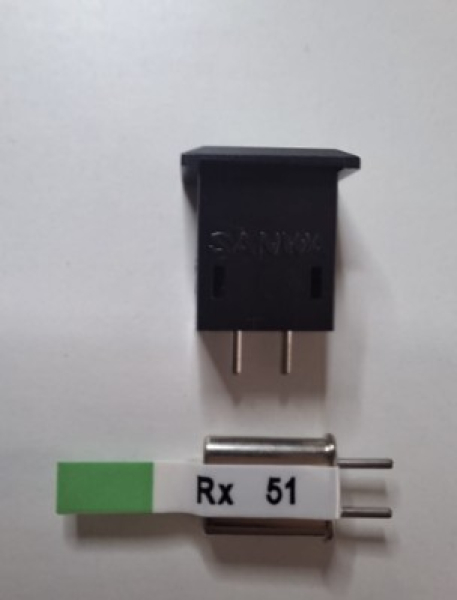 13831 Quarzpaar Kanal 51AM 40MHz SANWA