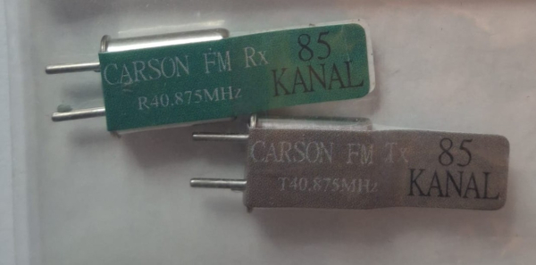 502548 Quarzpaar Kanal 85 FM Carson/Reflex