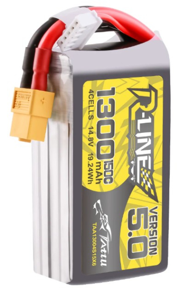 TAA13004S15X6 Lipo 14,8/1300 Tattu R-Line150C XT60/XH