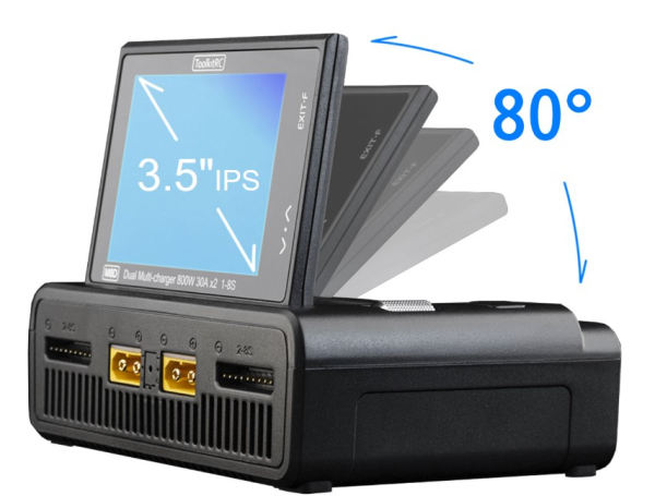 TK13000 ToolkitRC M8D LiPo 1-8S 30A 2 Kanal Ladegerät DC 10-49V