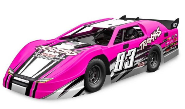 TRX104364-74-PINK Slash Modified BL-2S Pink 1/10 Dirt Oval Racer RTR Brushless