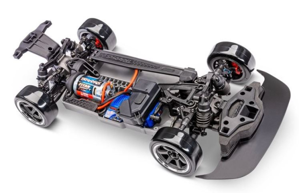 TRX105237-4-BLK 4-TEC Nissan 240SX schwarz 1/10 Drift RTR Brushed