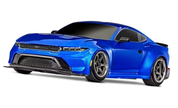 TRX105237-4-BLUE  TRAXXAS 4-TEC Ford Mustang blau 1/10 Drift RTR Brushed