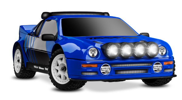 TRX108046-1-BLUE MINI-Rally VXL-Power 4x4 blau Ford RS200 RTR Brushless