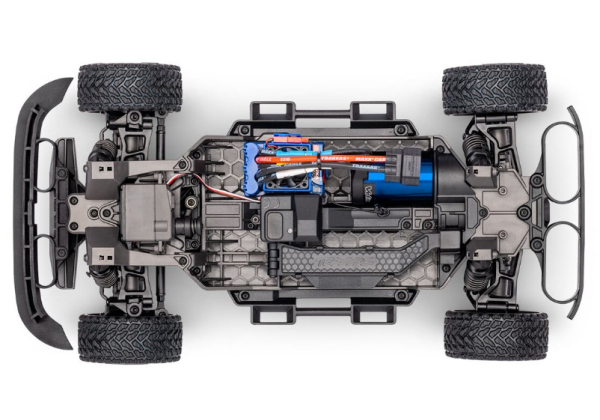 TRX108046-1-GRAY MINI-Rally VXL-Power 4x4 grau Ford RS200 RTR Brushless